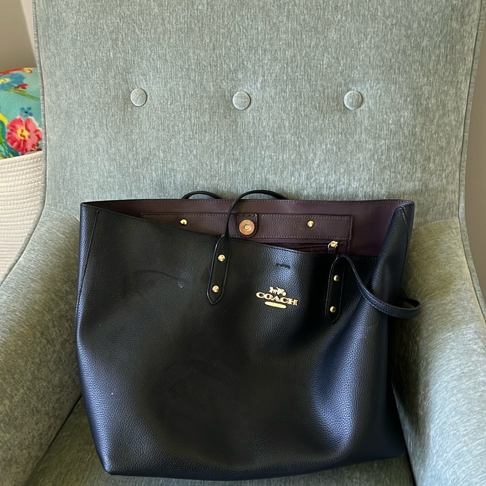 Black Coach Tote